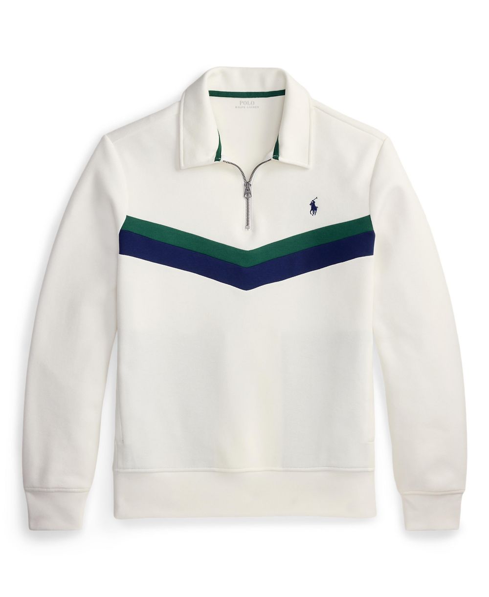 Men's Double-Knit Quarter-Zip Sweatshirt