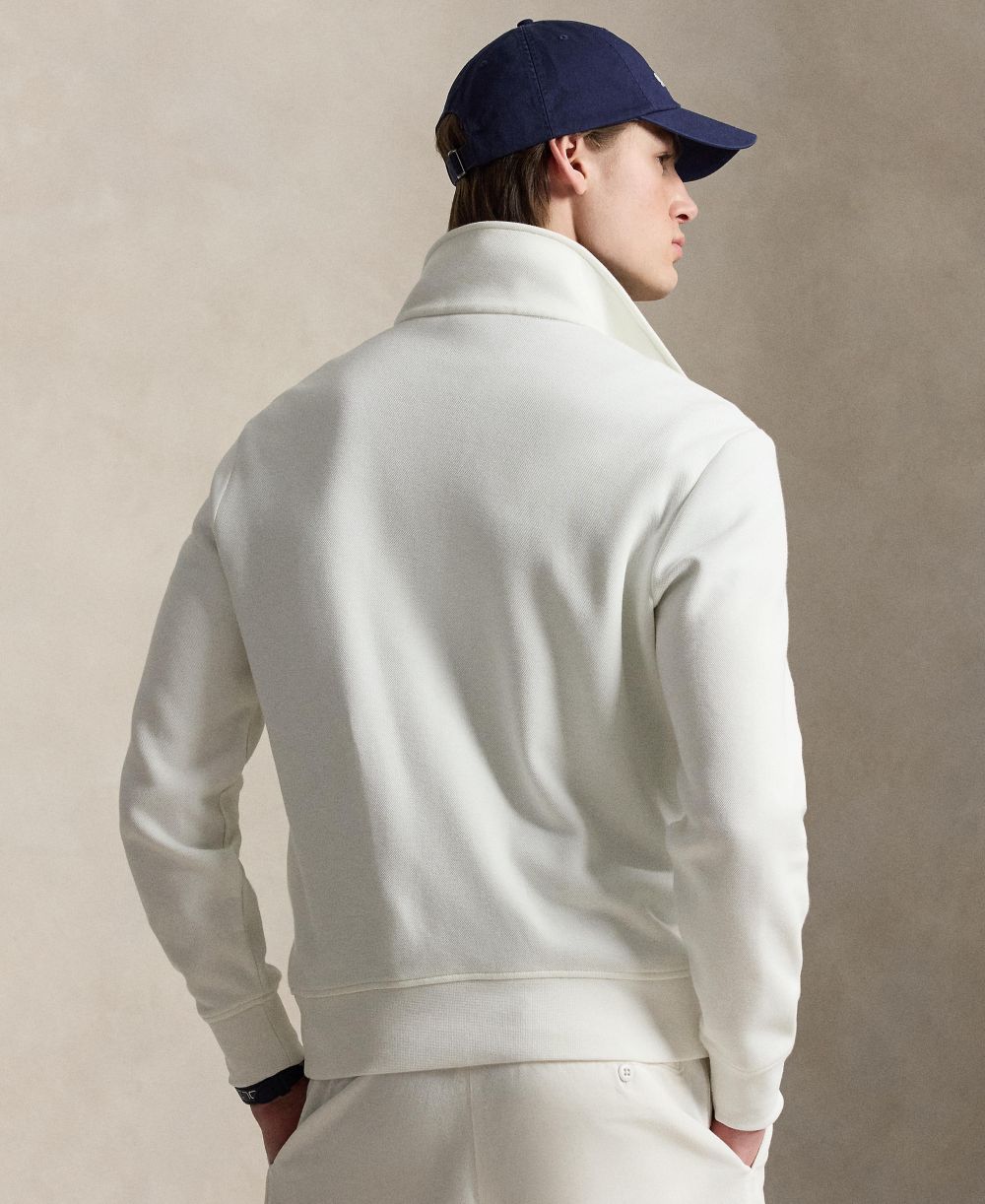 Men's Double-Knit Quarter-Zip Sweatshirt