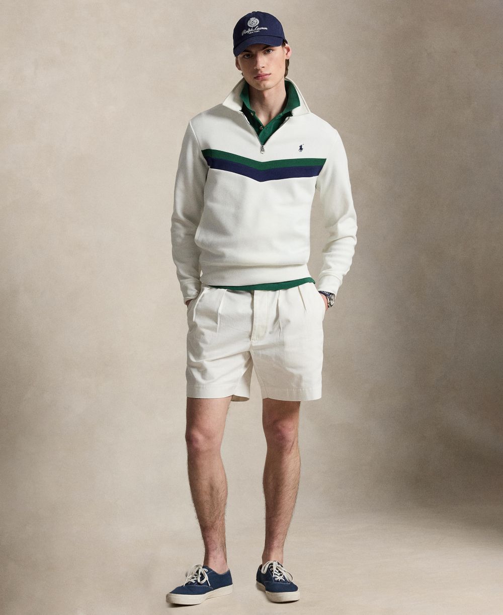 Men's Double-Knit Quarter-Zip Sweatshirt