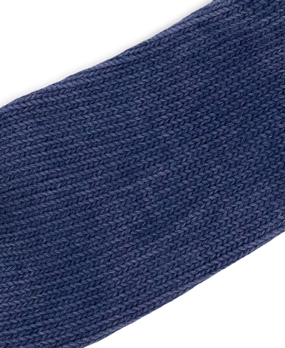 Men's Indigo Flag Ribbed Cuff Sock
