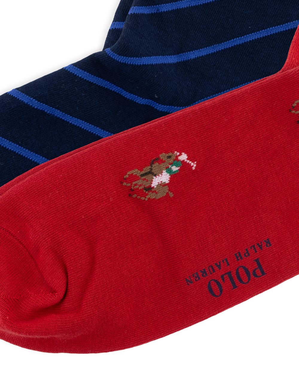 Men's 2-Pack Knit-In Pony Slack Socks