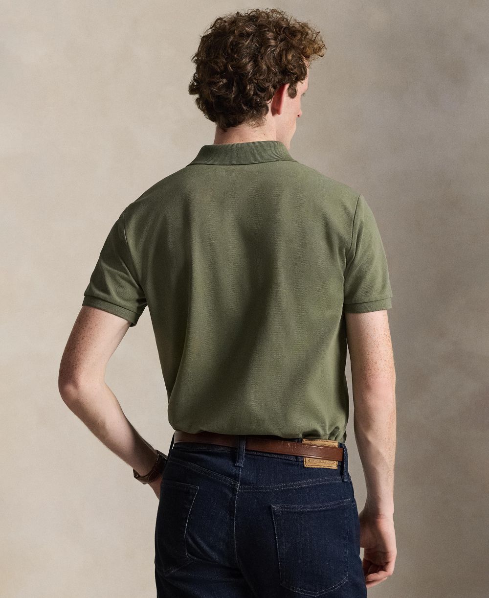 Men's Classic-Fit Stretch Mesh Polo Shirt