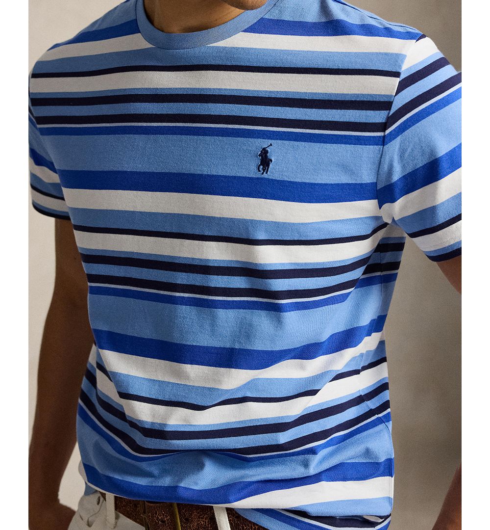 Men's Classic-Fit Striped Jersey T-Shirt