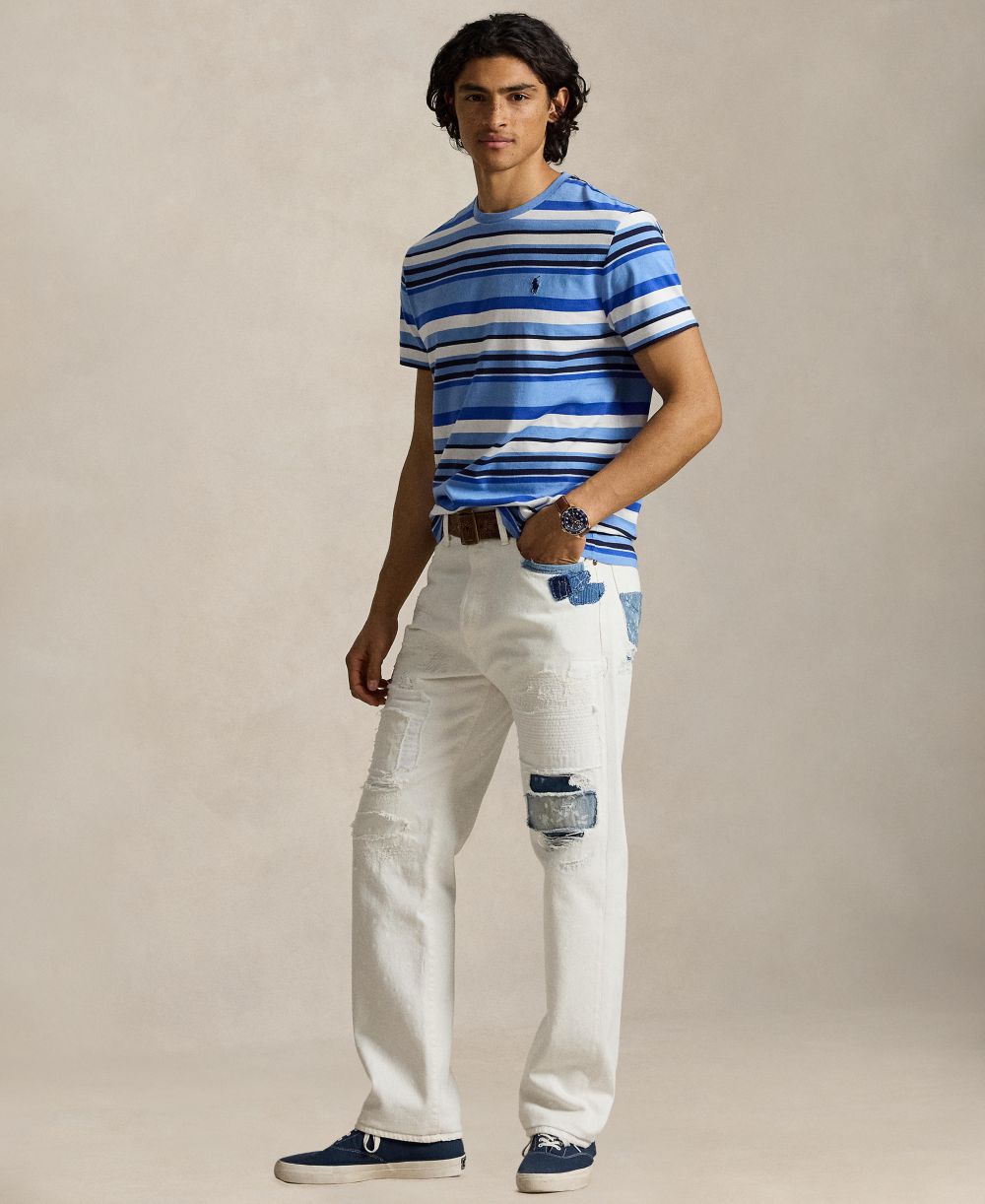 Men's Classic-Fit Striped Jersey T-Shirt