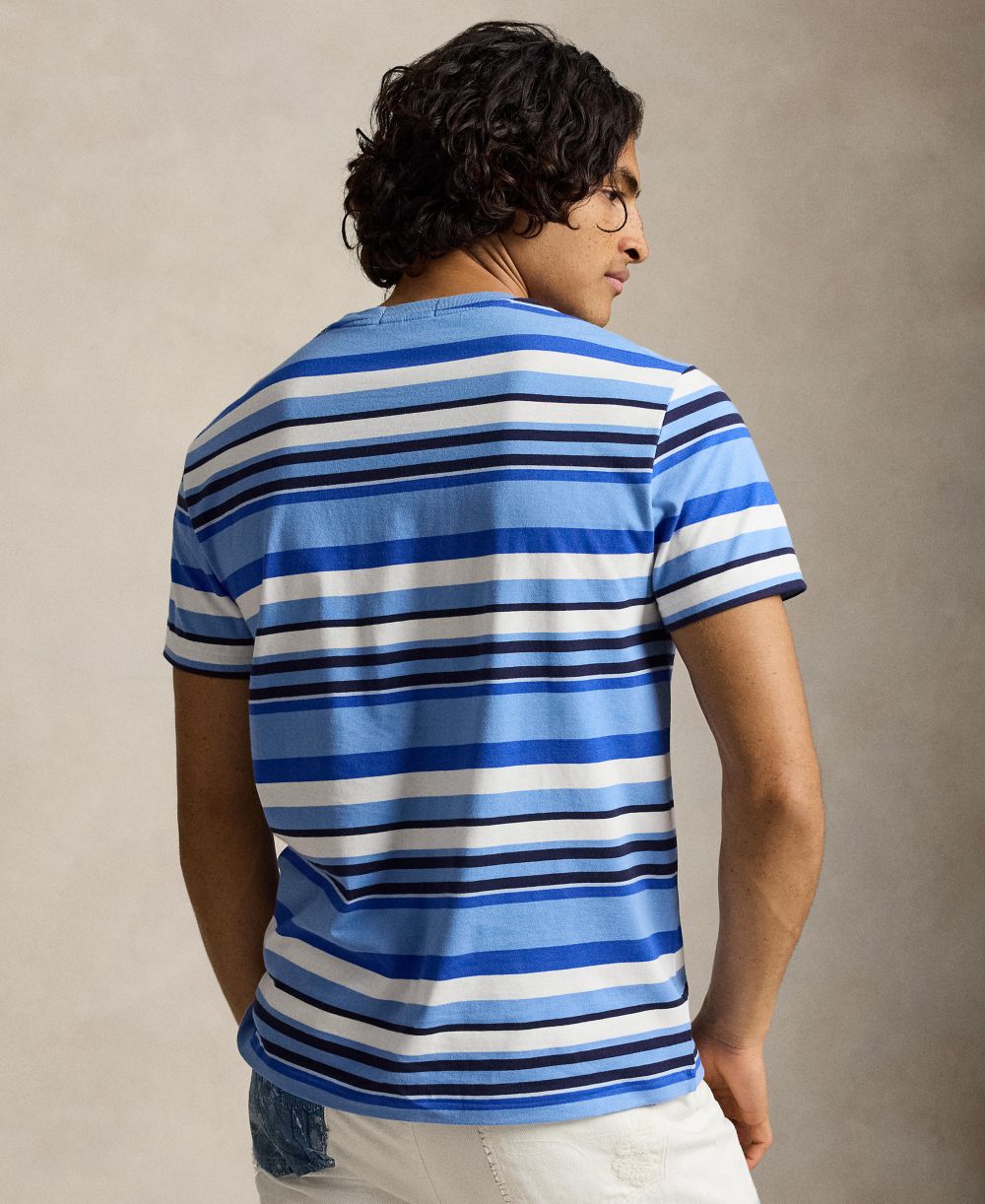 Men's Classic-Fit Striped Jersey T-Shirt