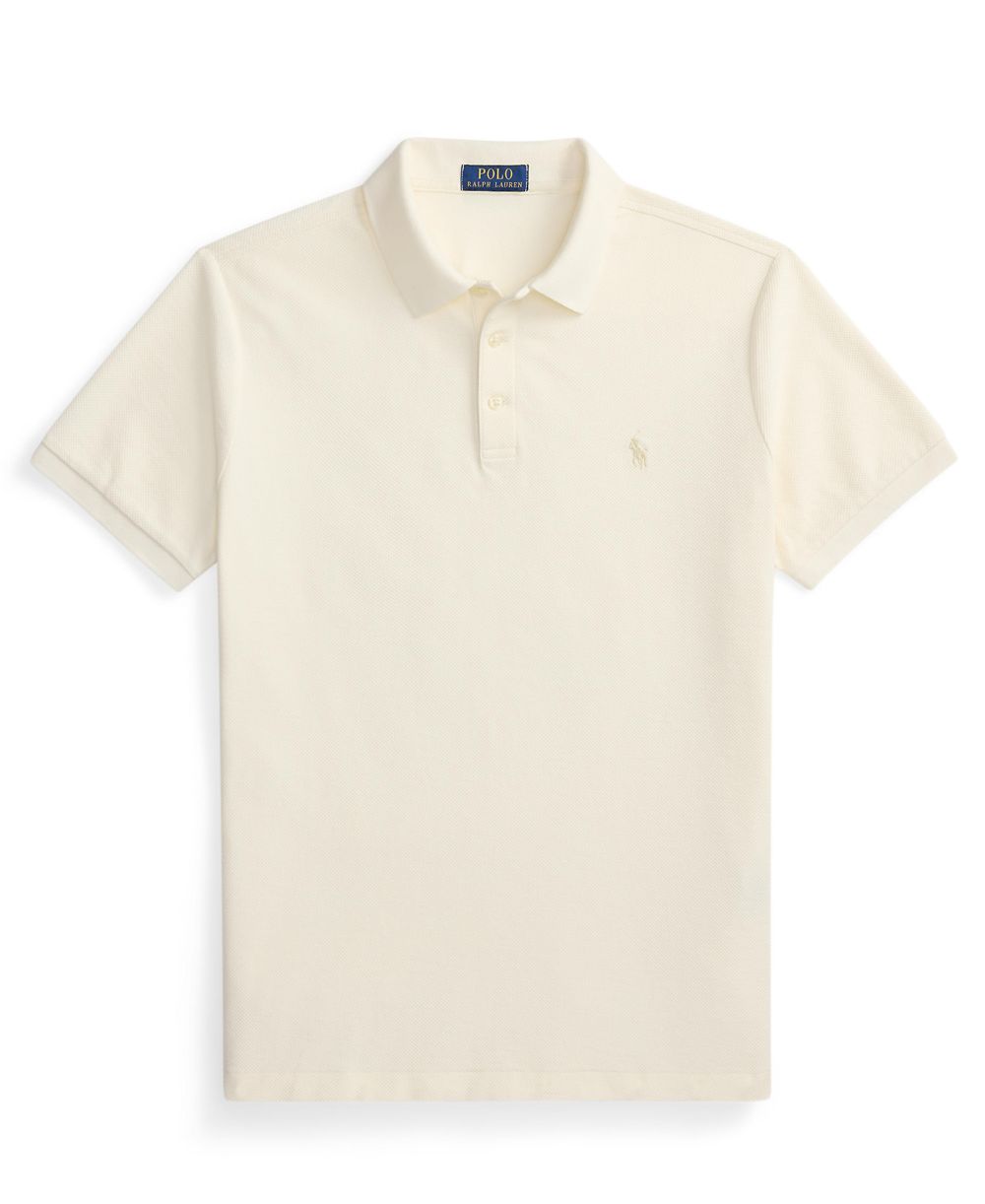 Men's Custom Slim-Fit Honeycomb-Mesh Polo Shirt
