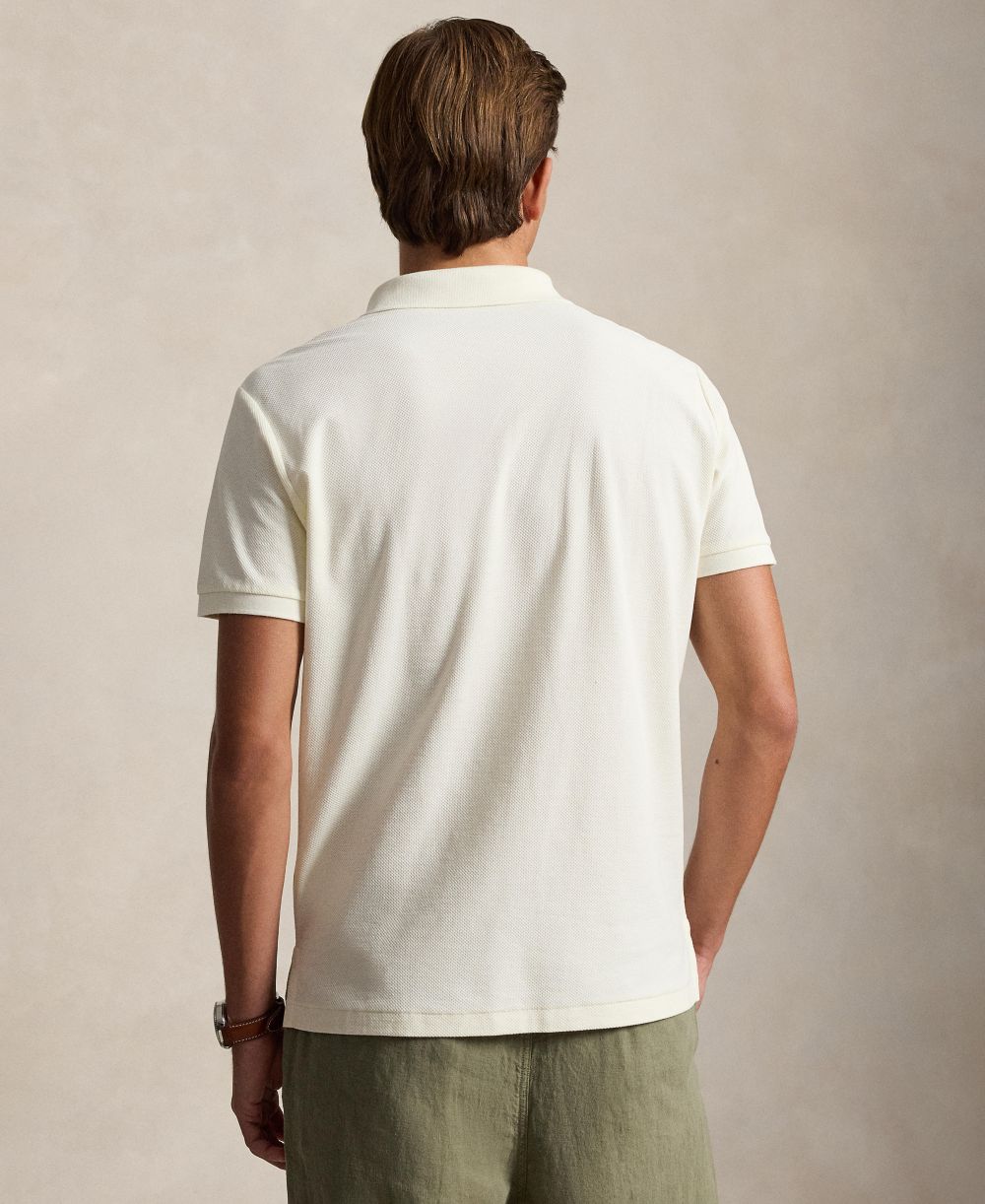 Men's Custom Slim-Fit Honeycomb-Mesh Polo Shirt