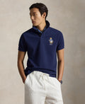 Men's Custom Slim-Fit Polo Bear Polo Shirt