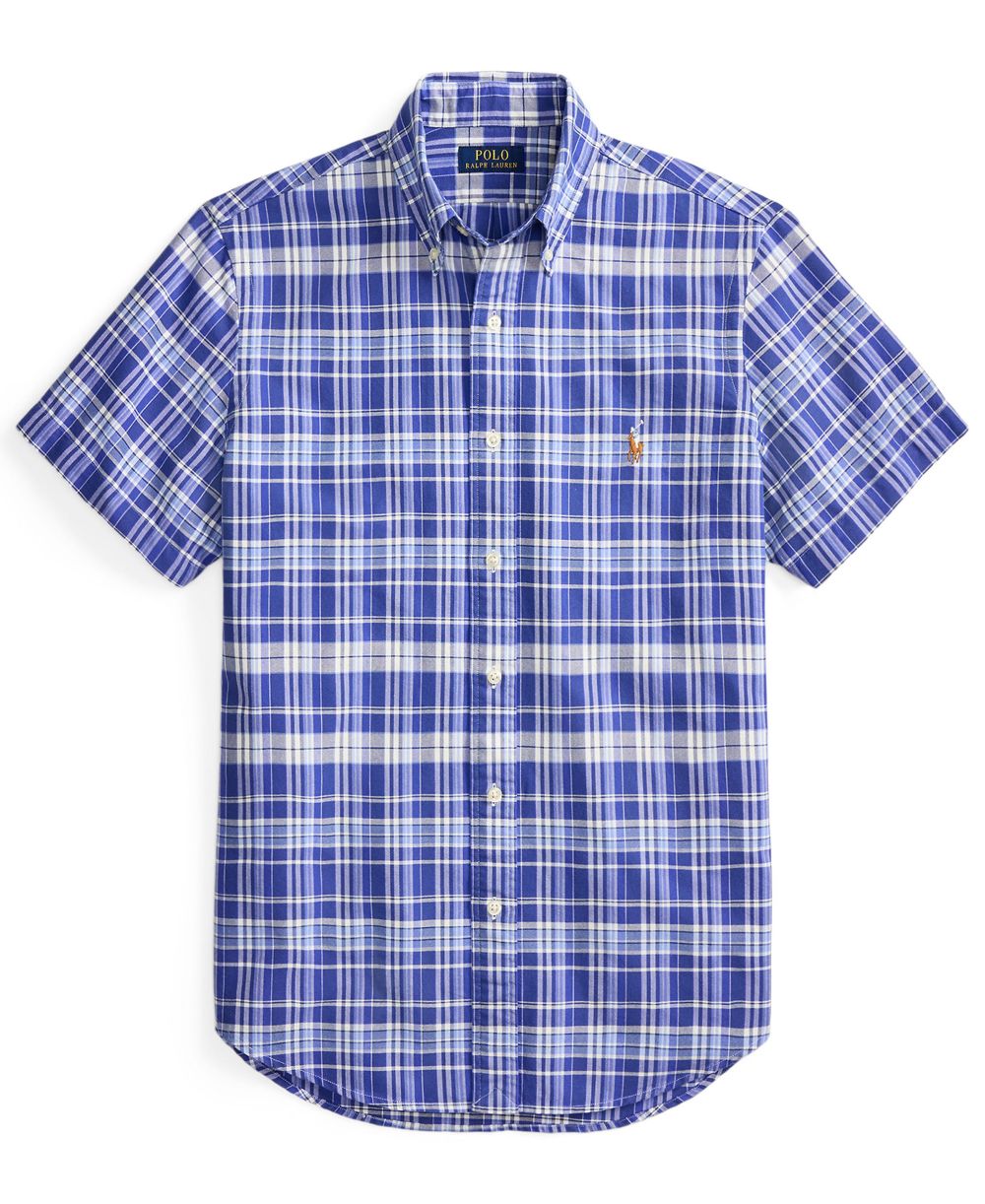 Classic Fit Plaid Oxford Shirt