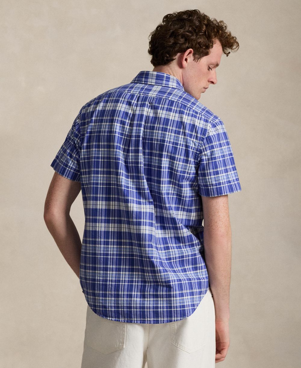 Classic Fit Plaid Oxford Shirt