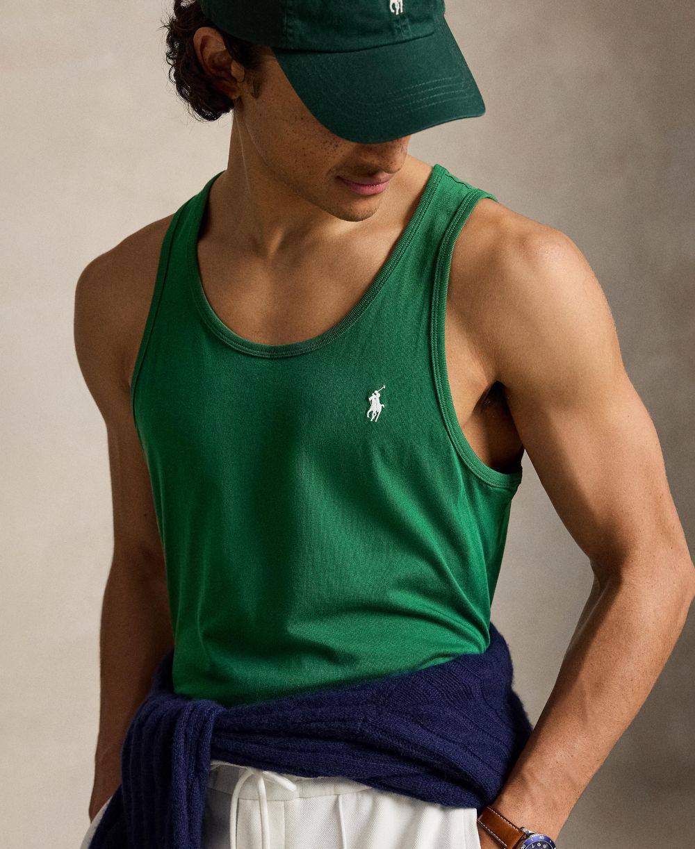Men's Washed Jersey Tank Top