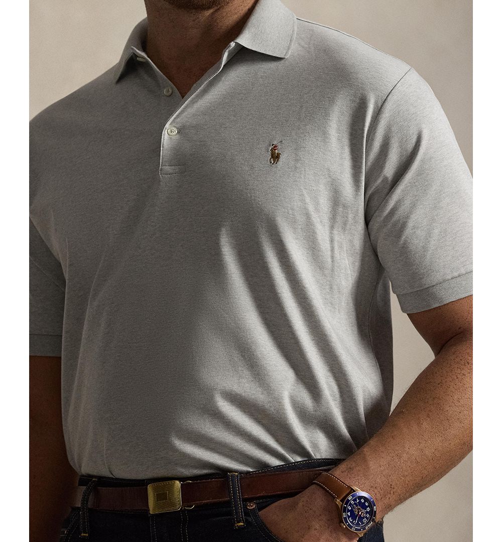 Men's Big & Tall Solid Polo Shirt