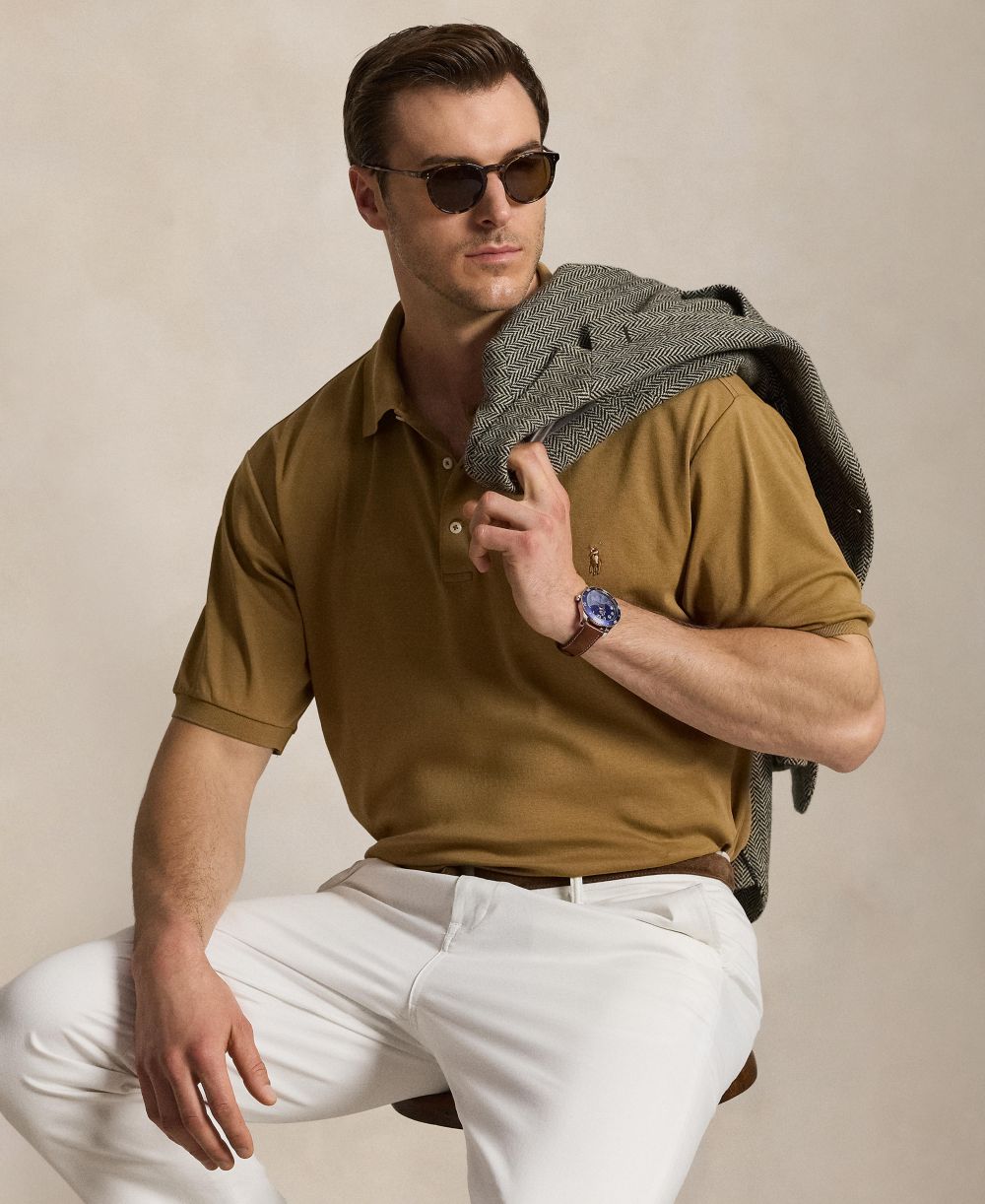 Men's Big & Tall Solid Polo Shirt