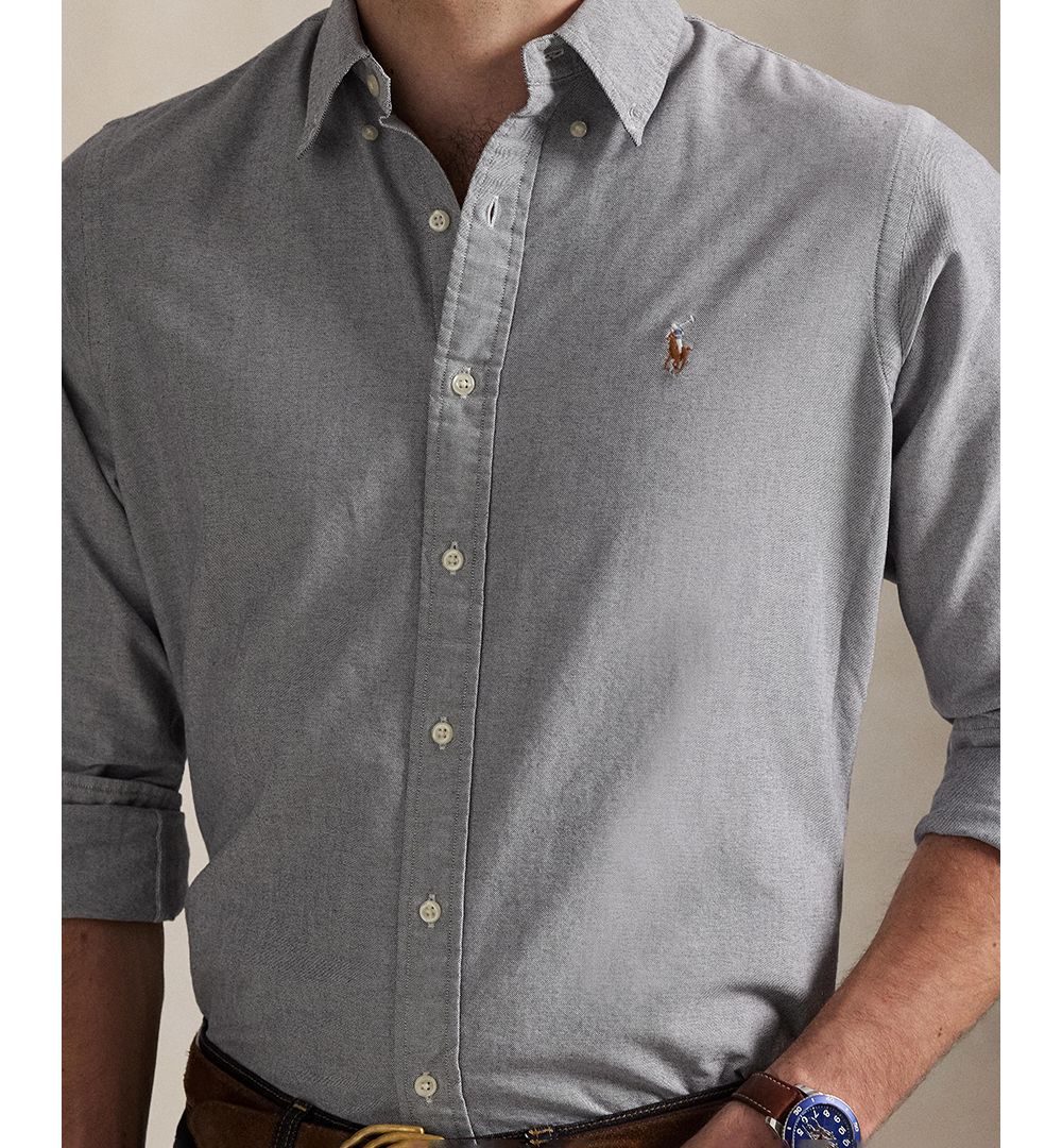 Men's Long-Sleeve Oxford Shirt