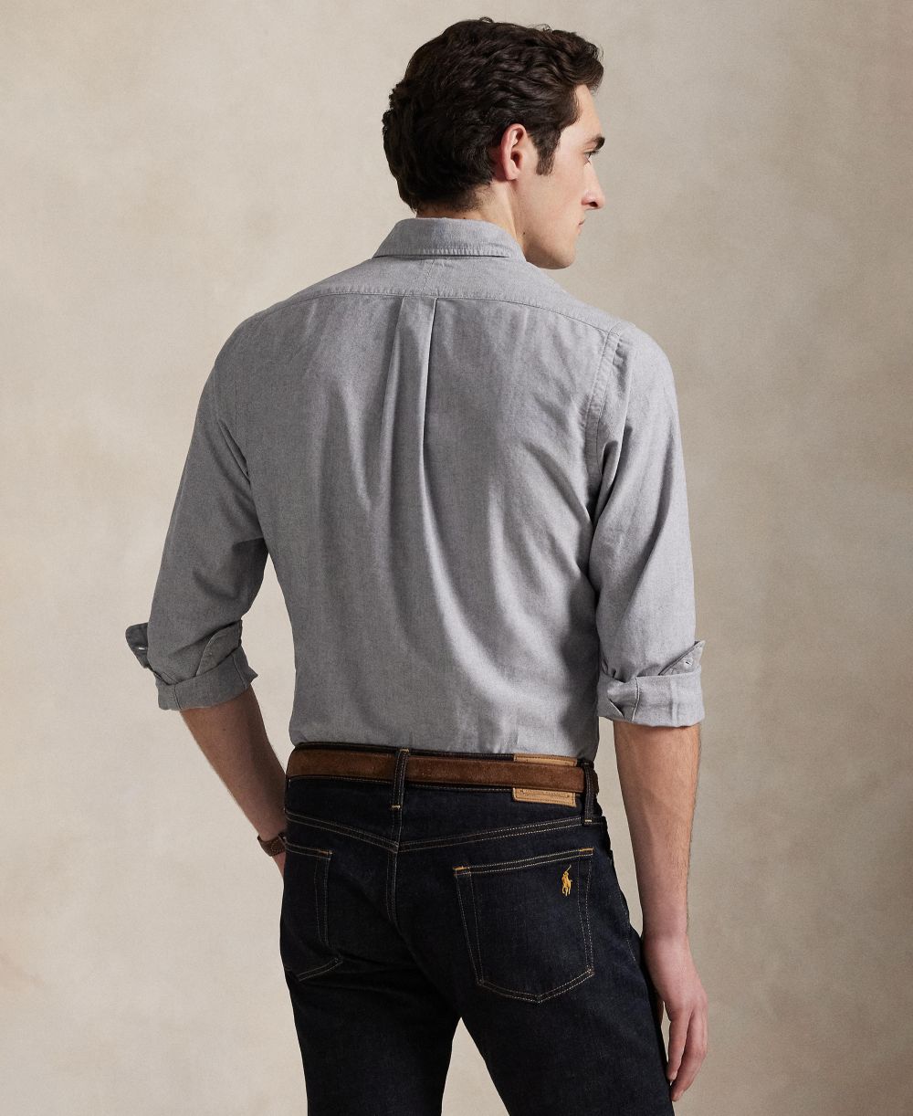 Men's Long-Sleeve Oxford Shirt