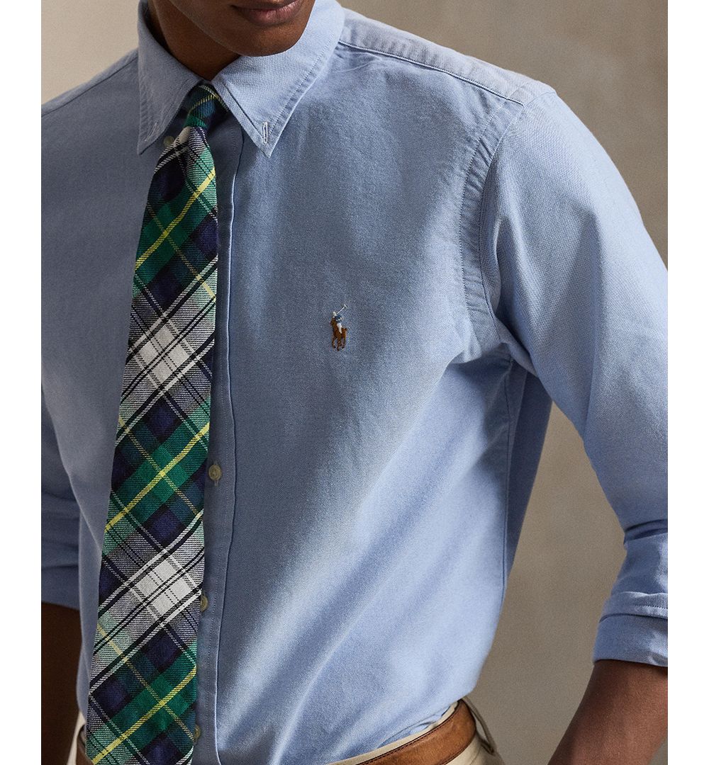 Men's Classic Fit Plaid Brushed Oxford Shirt