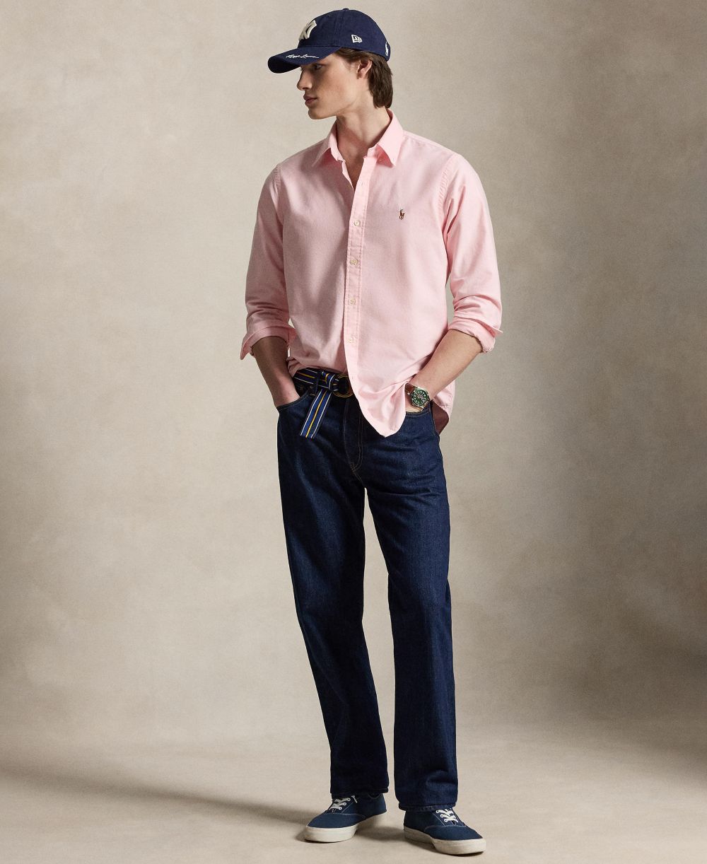 Men's Classic Fit Plaid Brushed Oxford Shirt