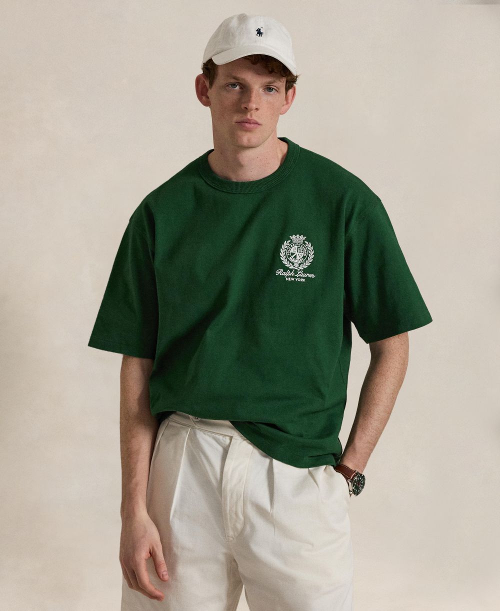 Men's Jersey Graphic Relaxed-Fit T-Shirt