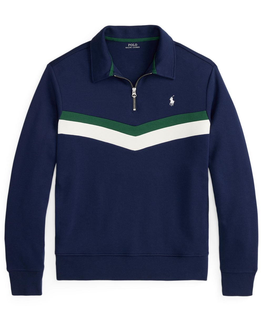 Men's Double-Knit Quarter-Zip Sweatshirt