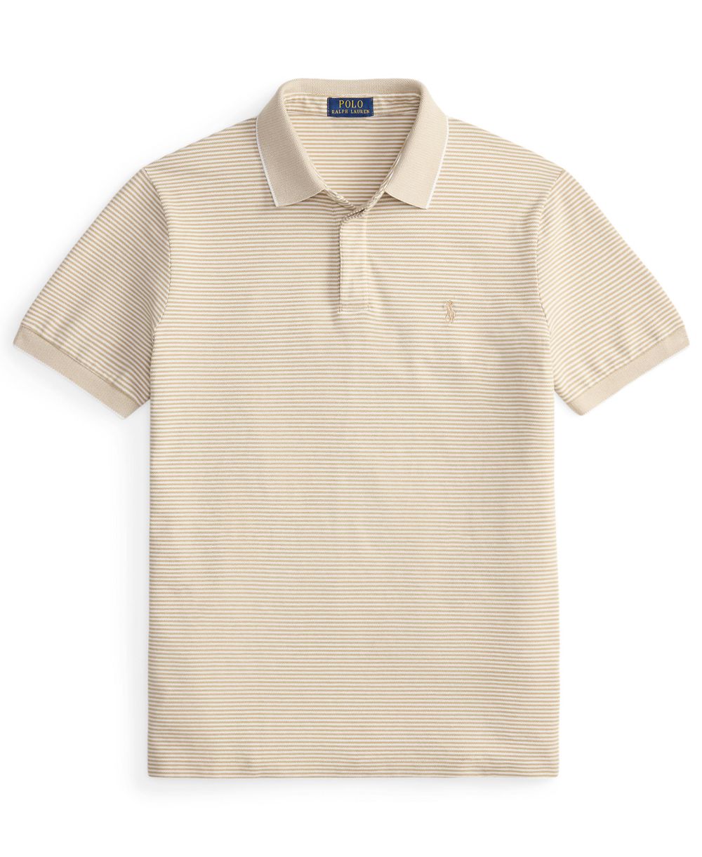 Men's Classic-Fit Stretch Oxford Mesh Polo Shirt