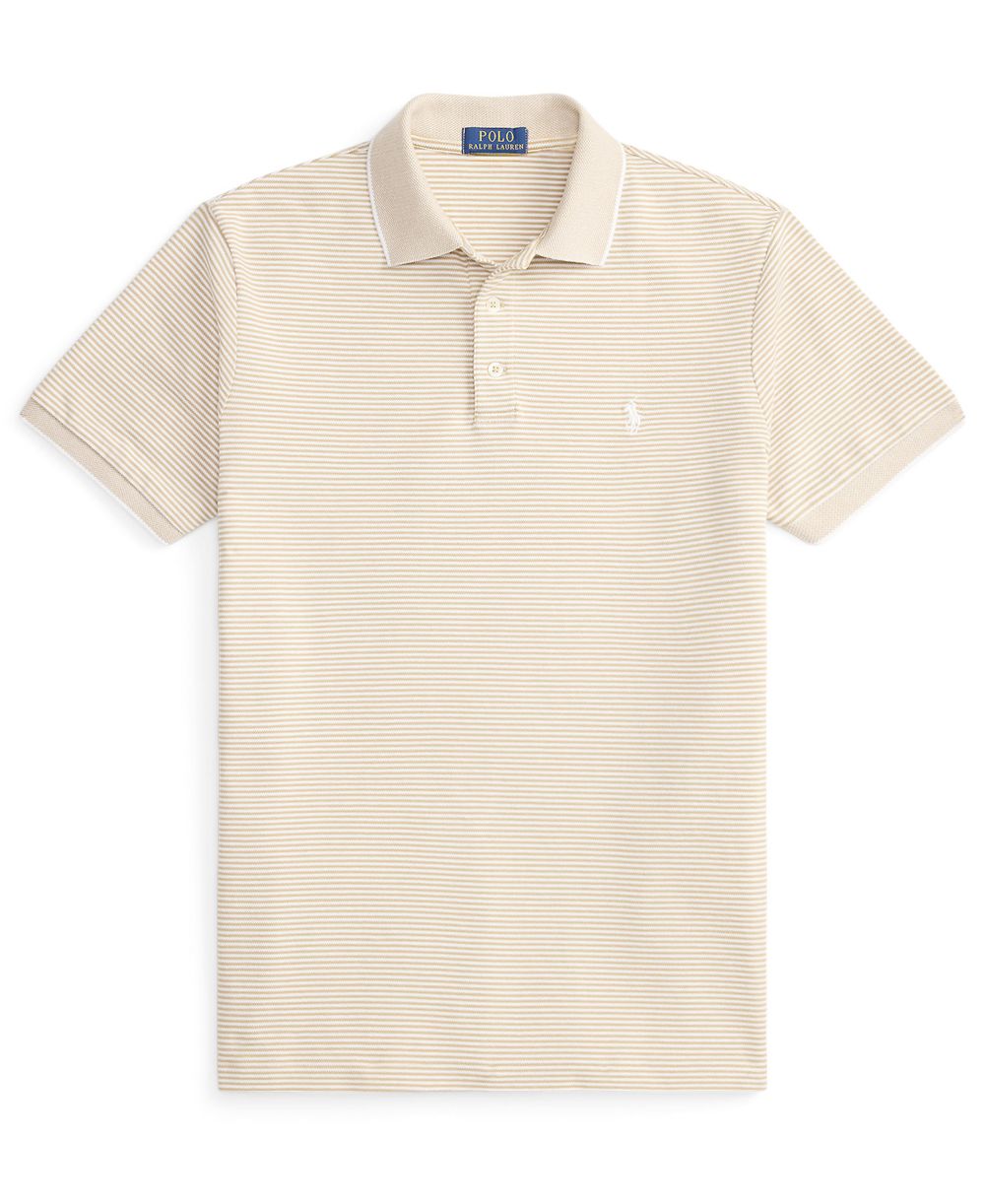 Men's Classic-Fit Stretch Oxford Mesh Polo Shirt