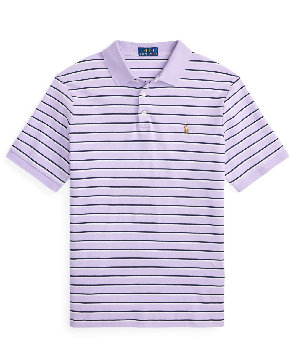 Men's Short-Sleeve Classic-Fit Stripe Polo Shirt