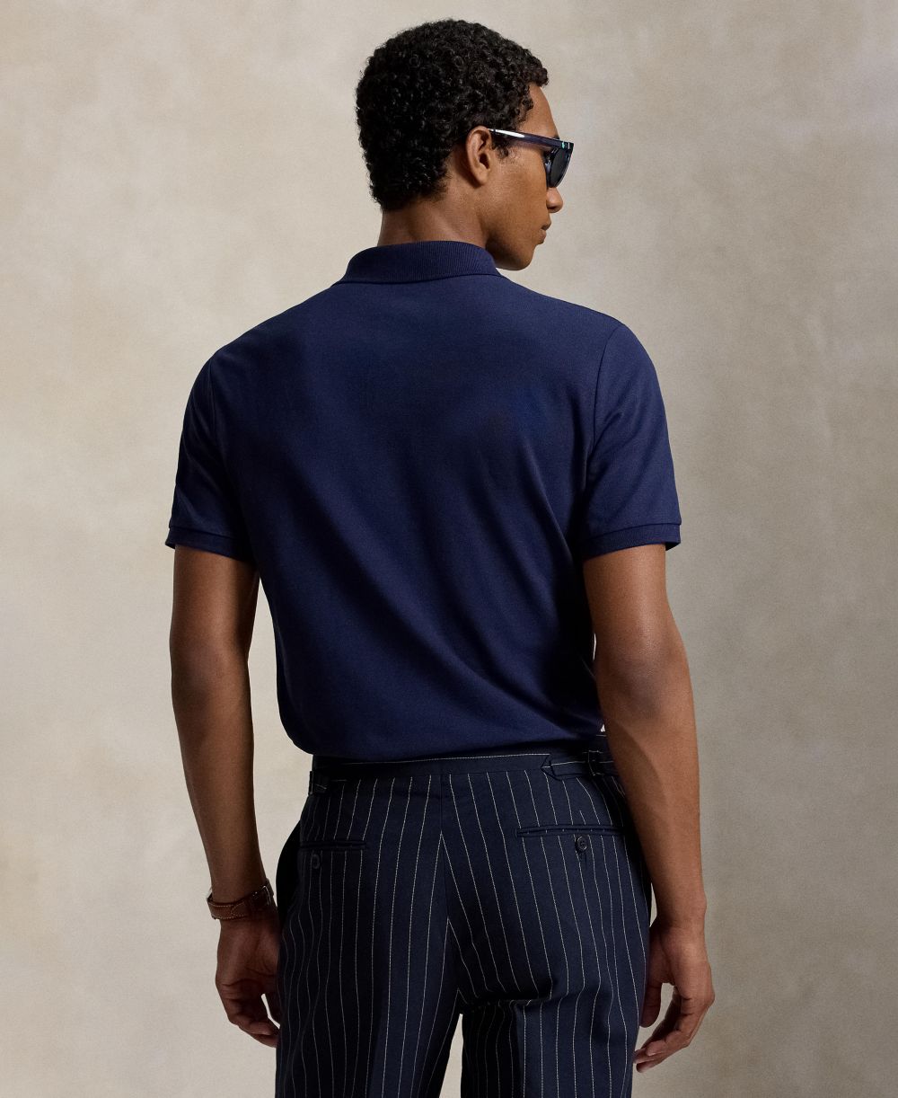 Men's Classic-Fit Stretch Mesh Polo Shirt