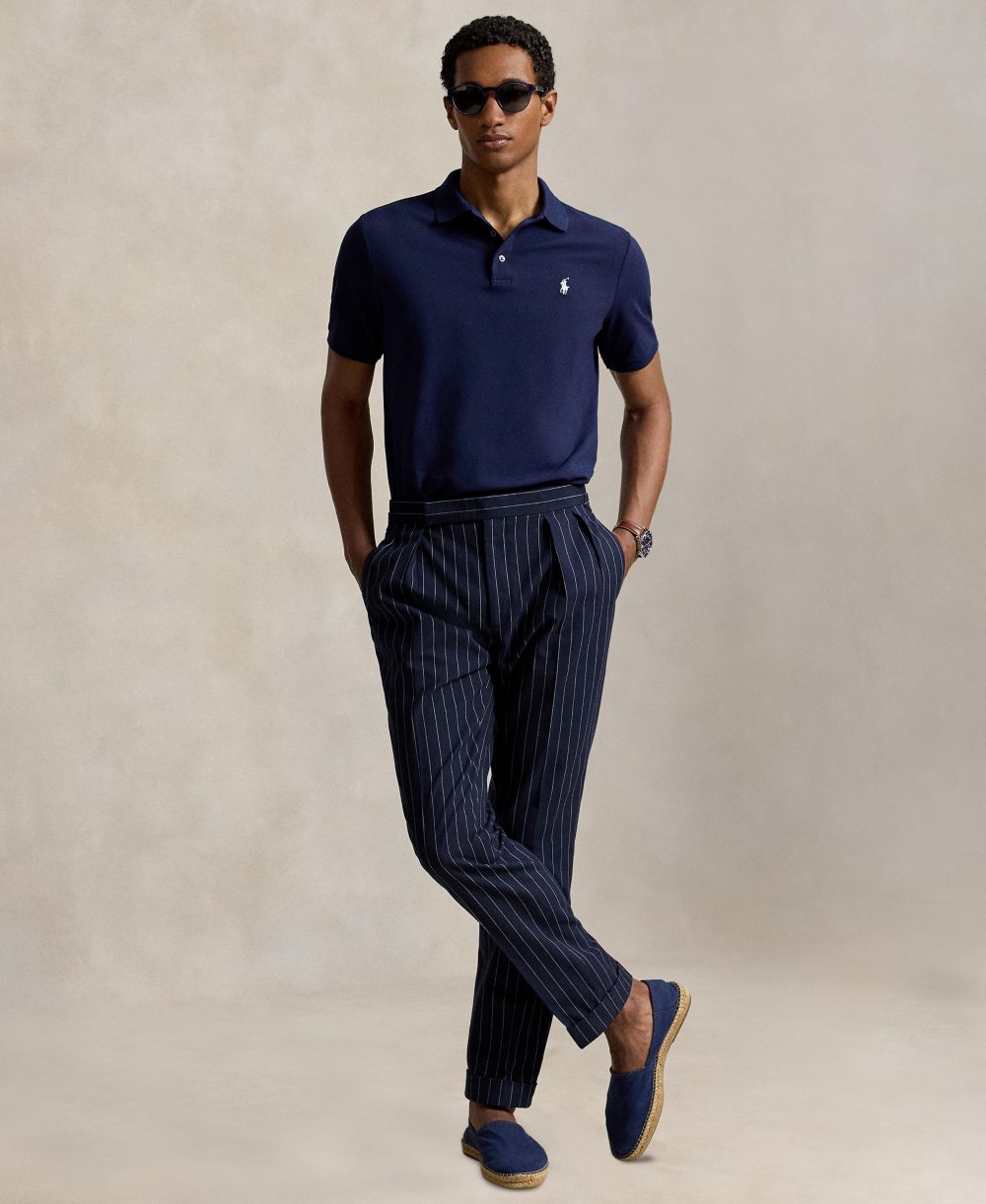 Men's Classic-Fit Stretch Mesh Polo Shirt
