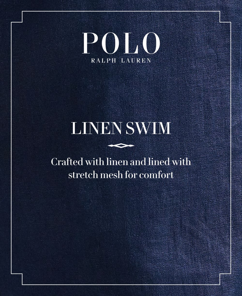 Men's Embroidered Swim Trunks