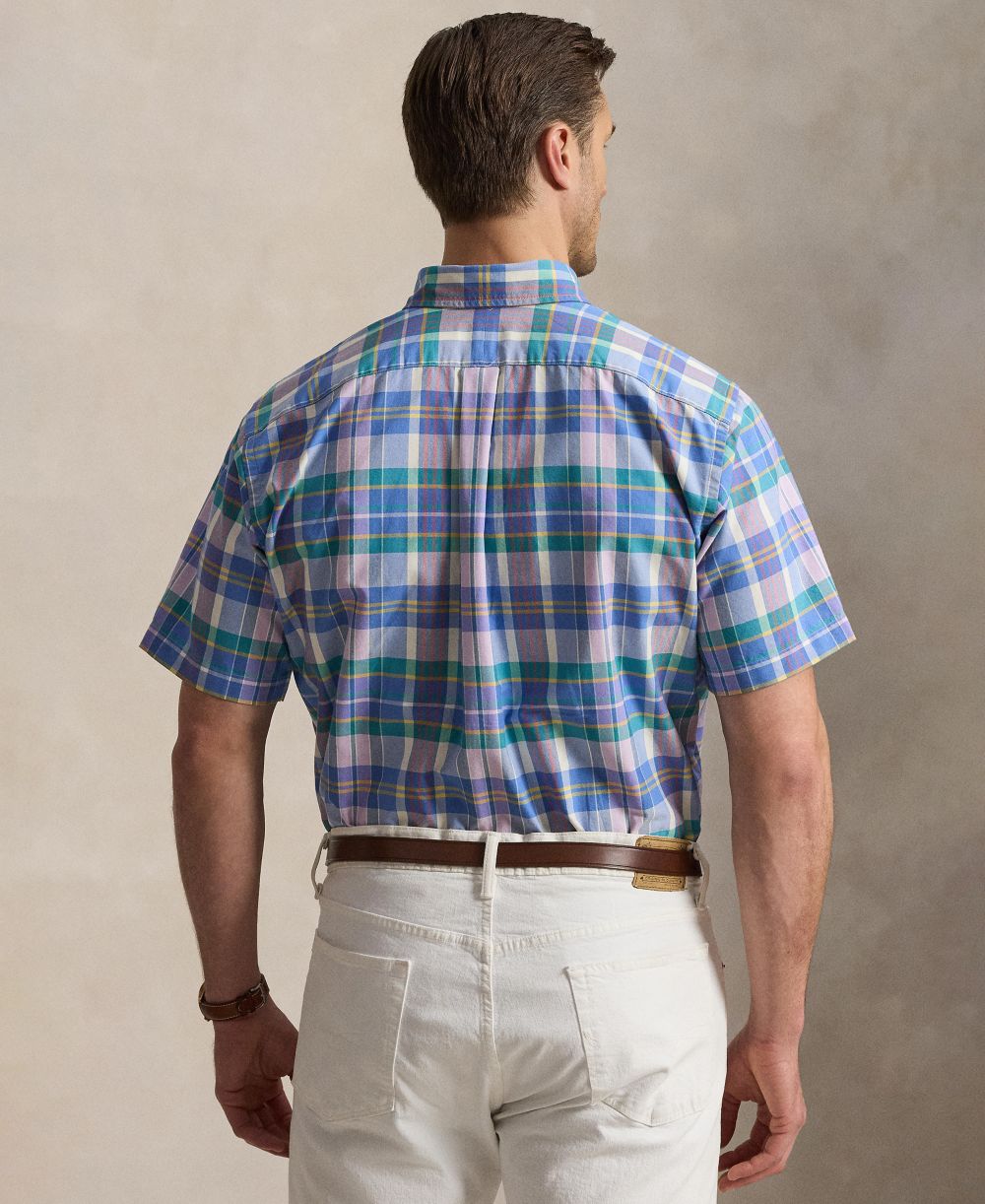 Men's Big & Tall Plaid Oxford Shirt
