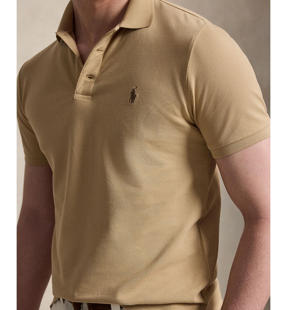 Men's Classic-Fit Stretch Mesh Polo Shirt