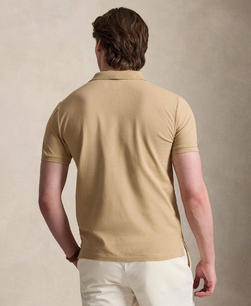 Men's Classic-Fit Stretch Mesh Polo Shirt