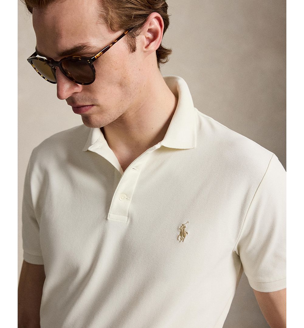 Men's Classic-Fit Stretch Mesh Polo Shirt