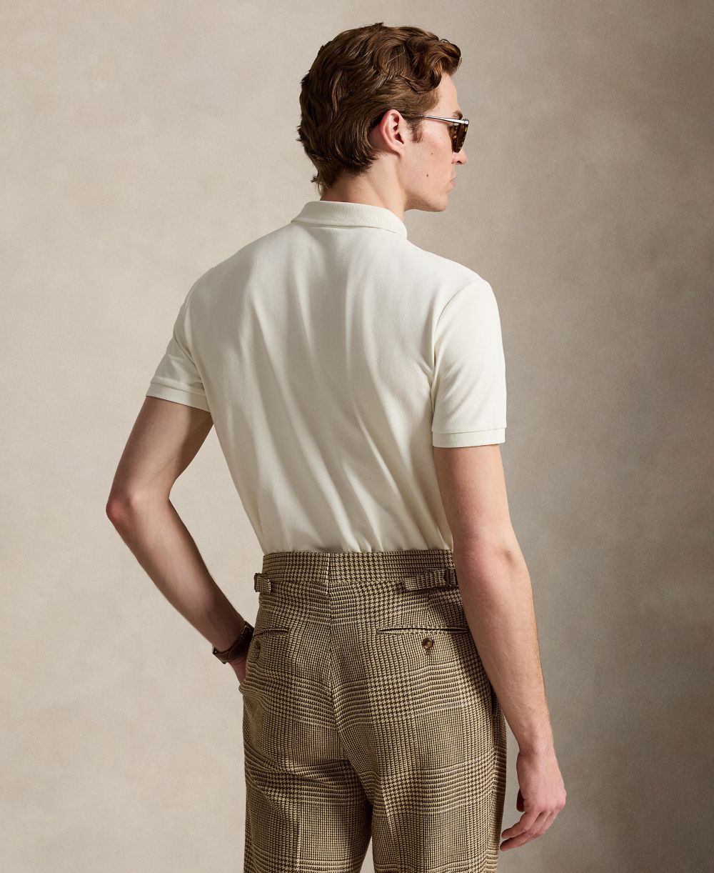 Men's Classic-Fit Stretch Mesh Polo Shirt