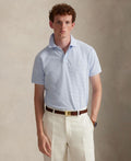 Men's Classic-Fit Stretch Oxford Mesh Polo Shirt