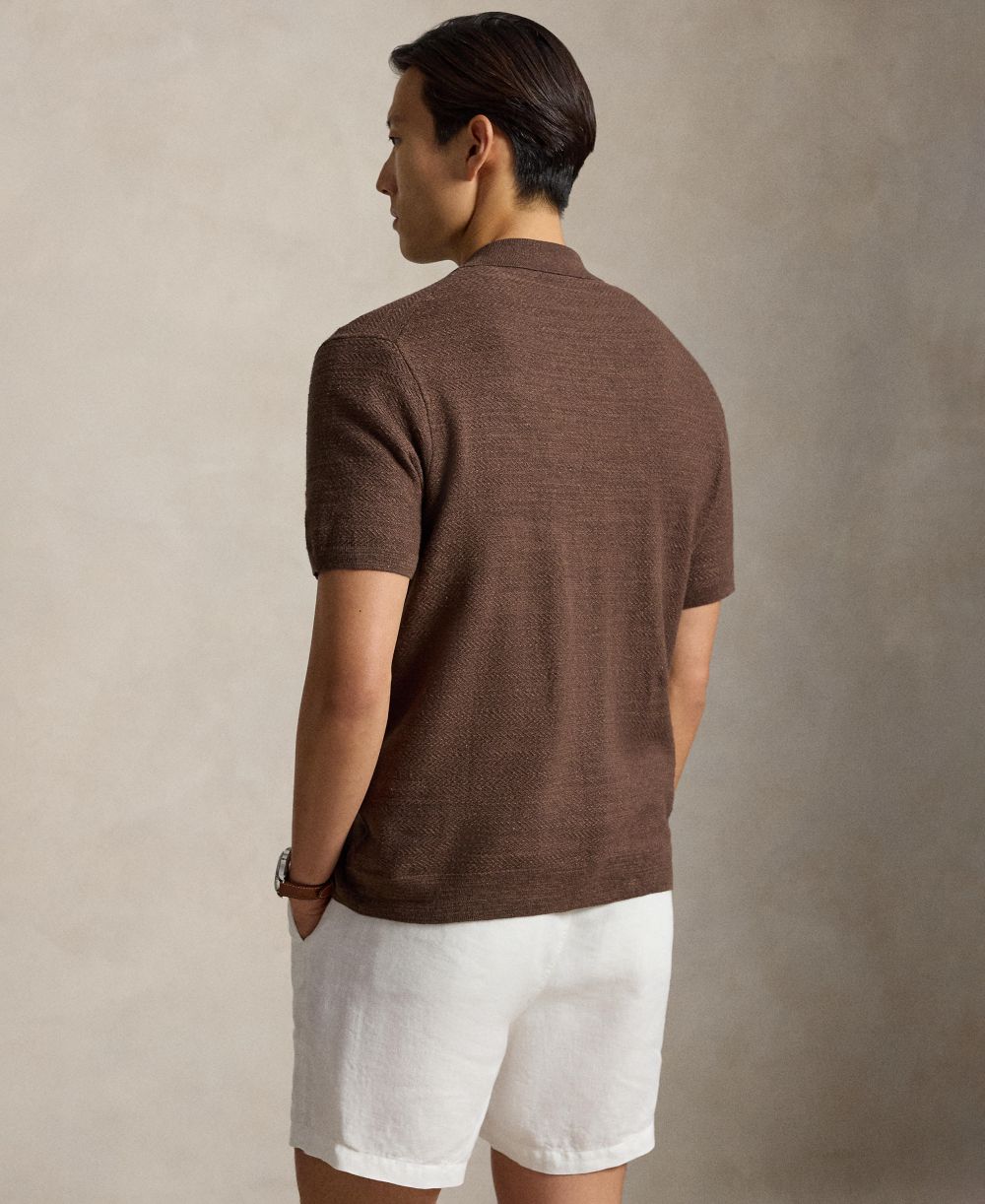 Men's Cotton-Linen Cardigan Shirt