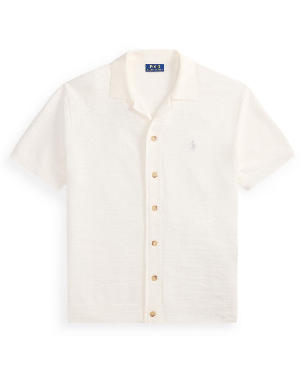 Men's Cotton-Linen Cardigan Shirt
