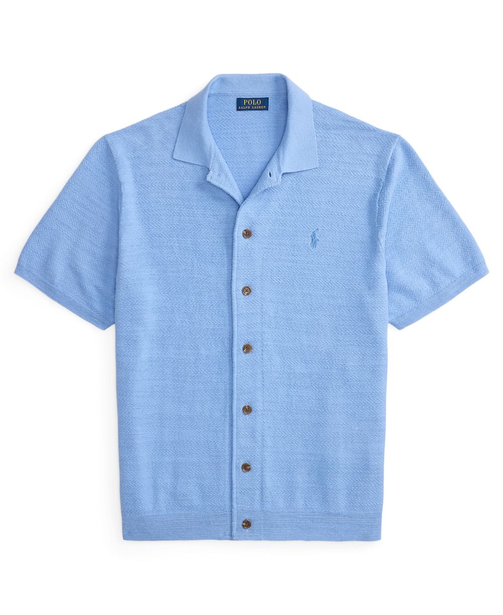 Men's Cotton-Linen Cardigan Shirt