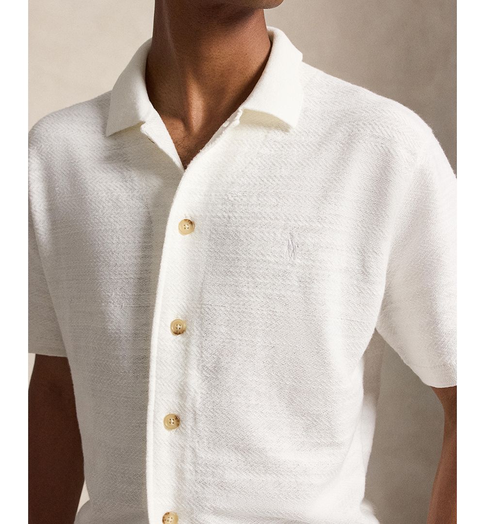 Men's Cotton-Linen Cardigan Shirt