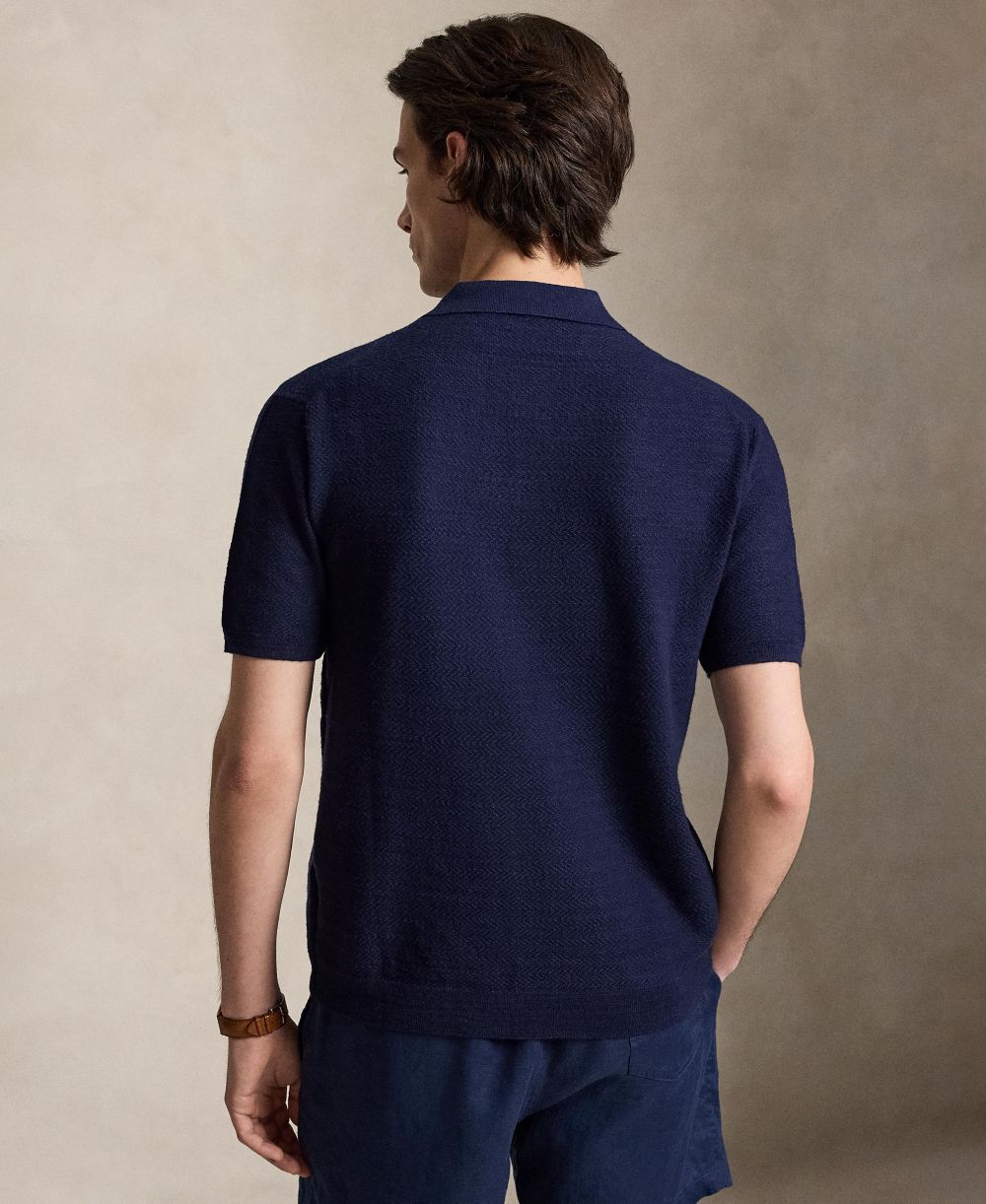 Men's Cotton-Linen Cardigan Shirt