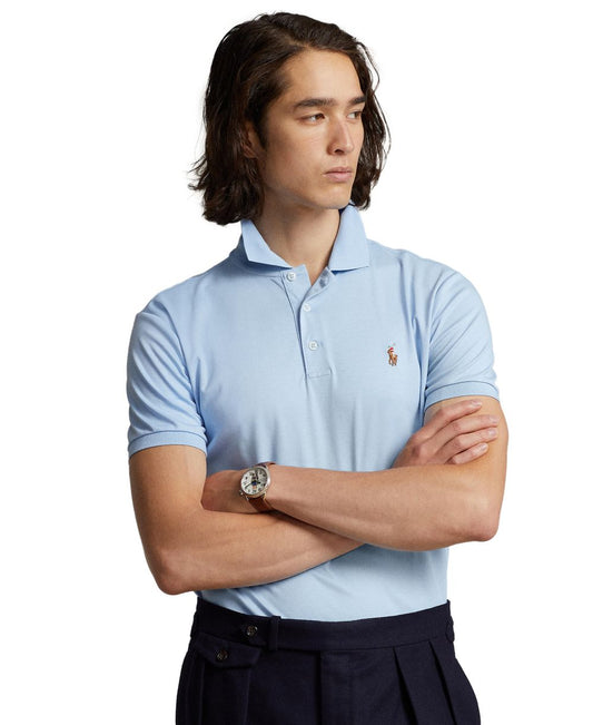 Men’s Slim-Fit Soft Cotton Polo Shirt