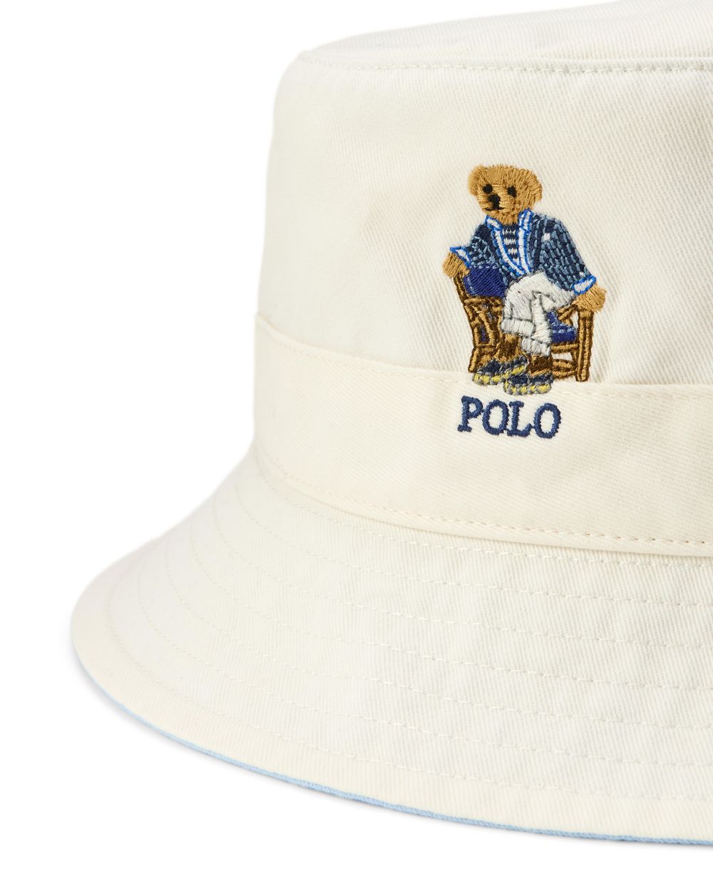 Men's Bear Twill Bucket Hat