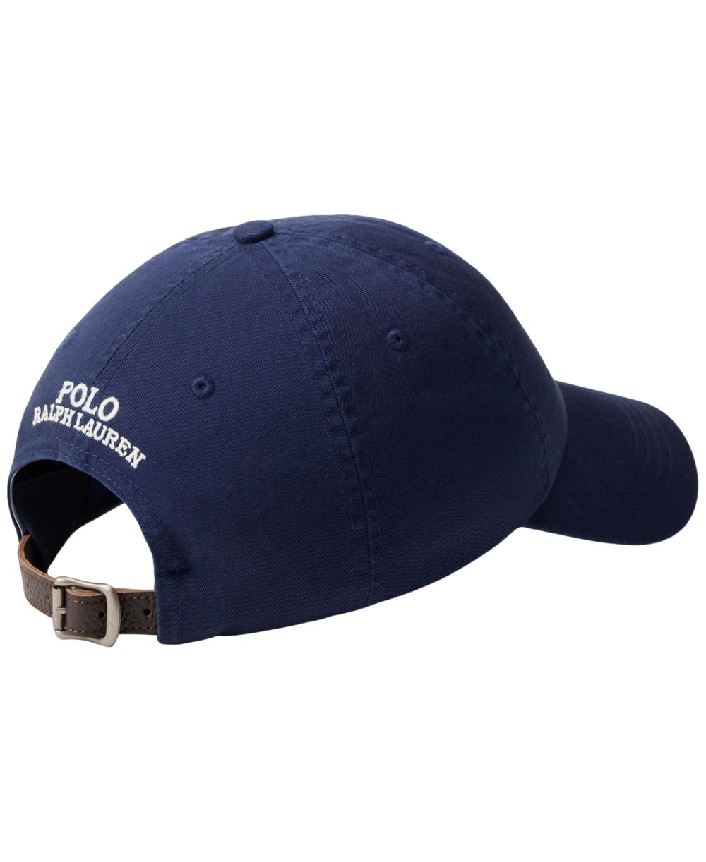 Men's Bear Embroidered Twill Ball Cap