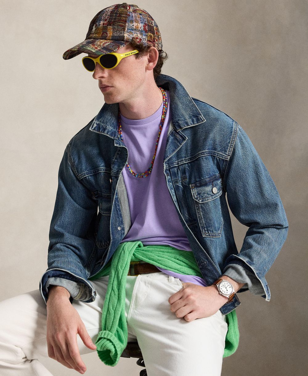 Men's Embroidered Pony Classic-Fit T-Shirt