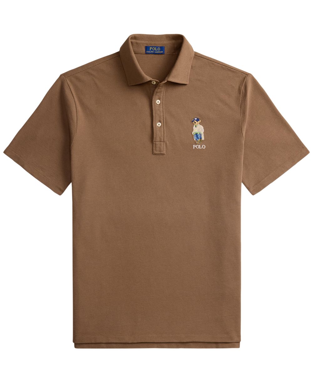 Men's Classic-Fit Polo Bear Mesh Polo Shirt