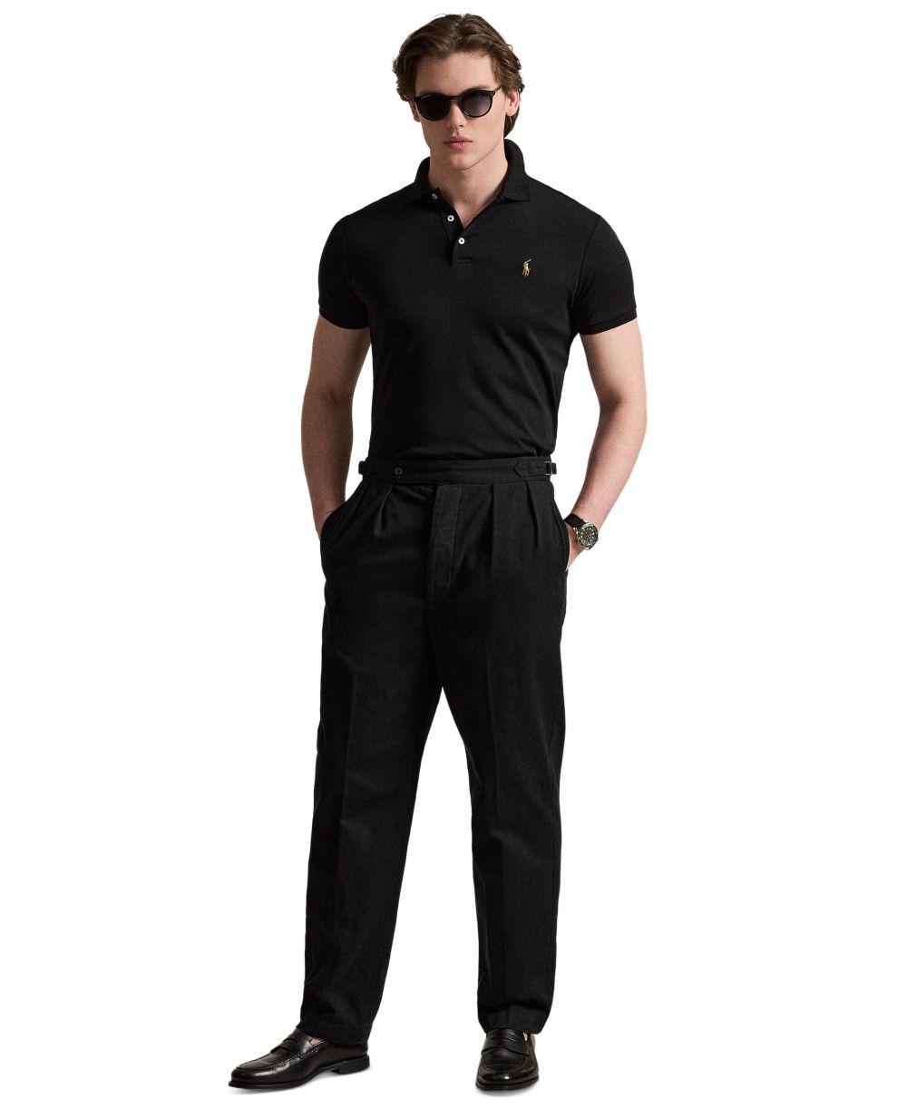 Men’s Slim-Fit Soft Cotton Polo Shirt