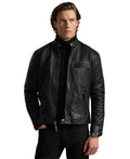 Men's Café Racer Leather Jacket