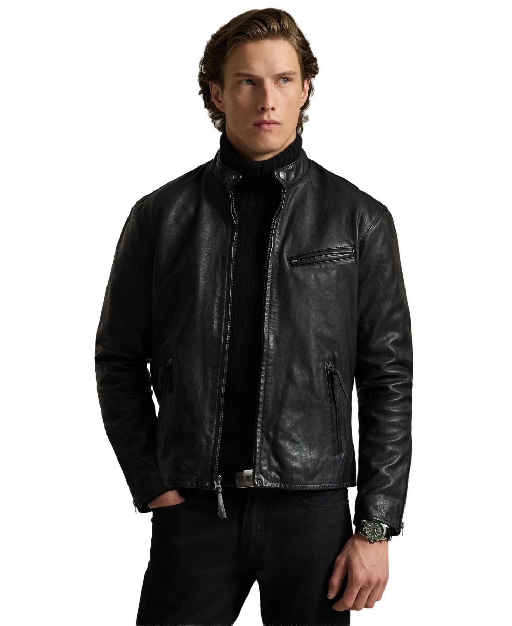 Men's Café Racer Leather Jacket
