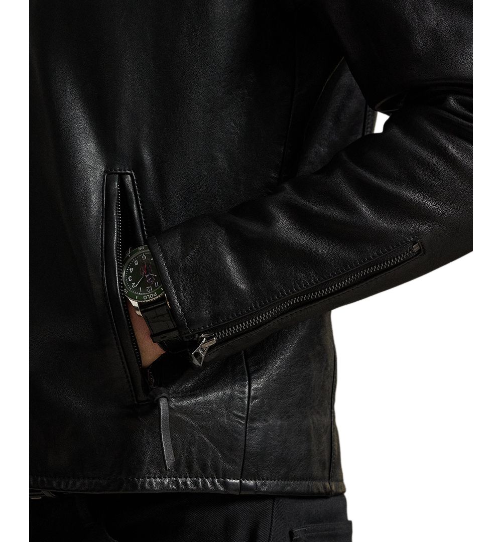 Men's Café Racer Leather Jacket