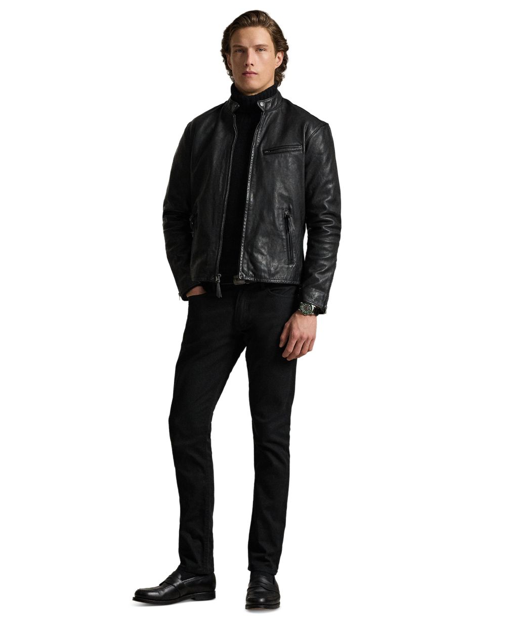 Men's Café Racer Leather Jacket